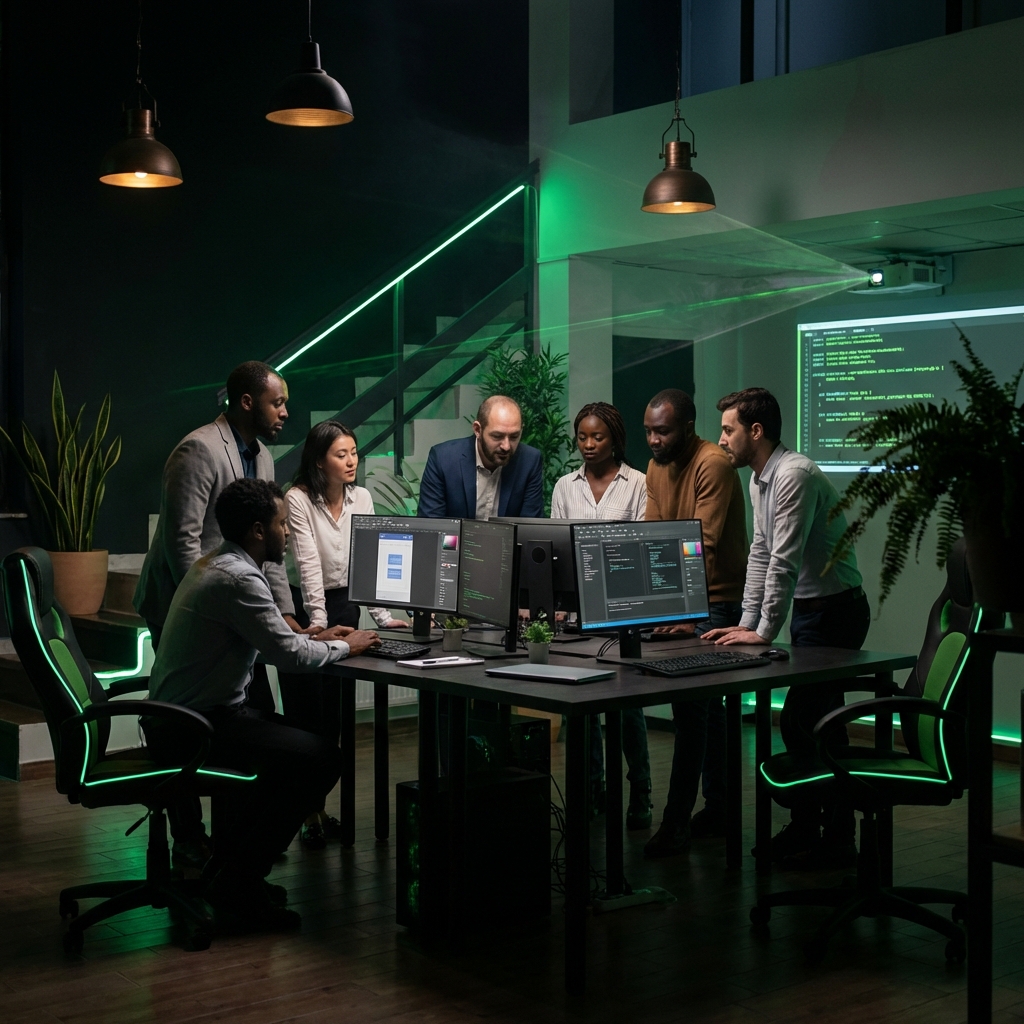 RaySolution Team Collaborating